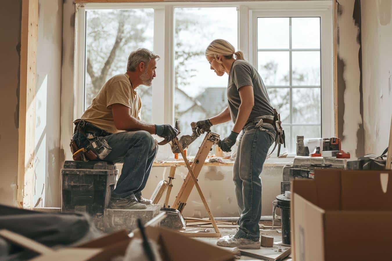 abattage mur non porteur en securite