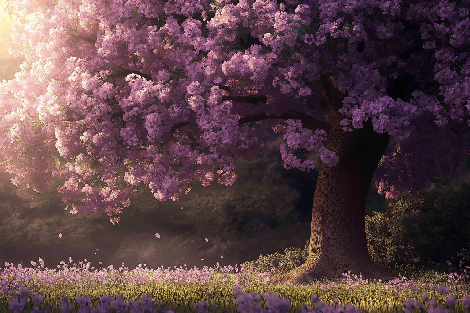 arbre rapide floraison majestueuse