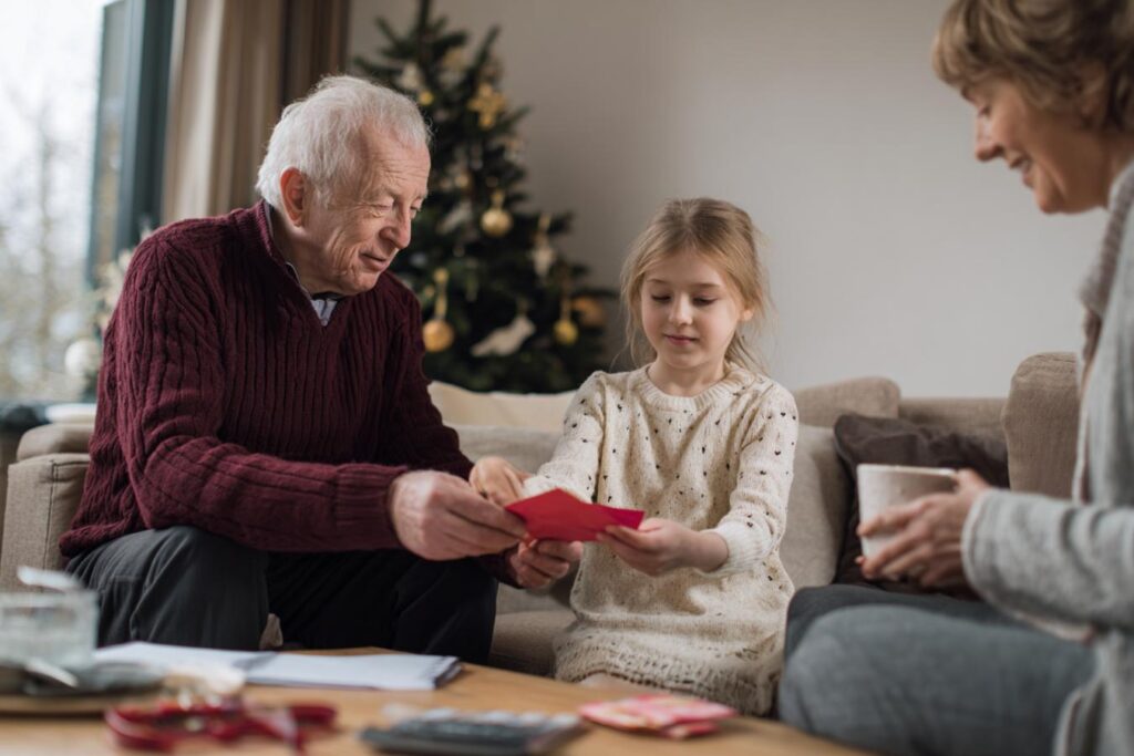 argent de noel pour petits enfants