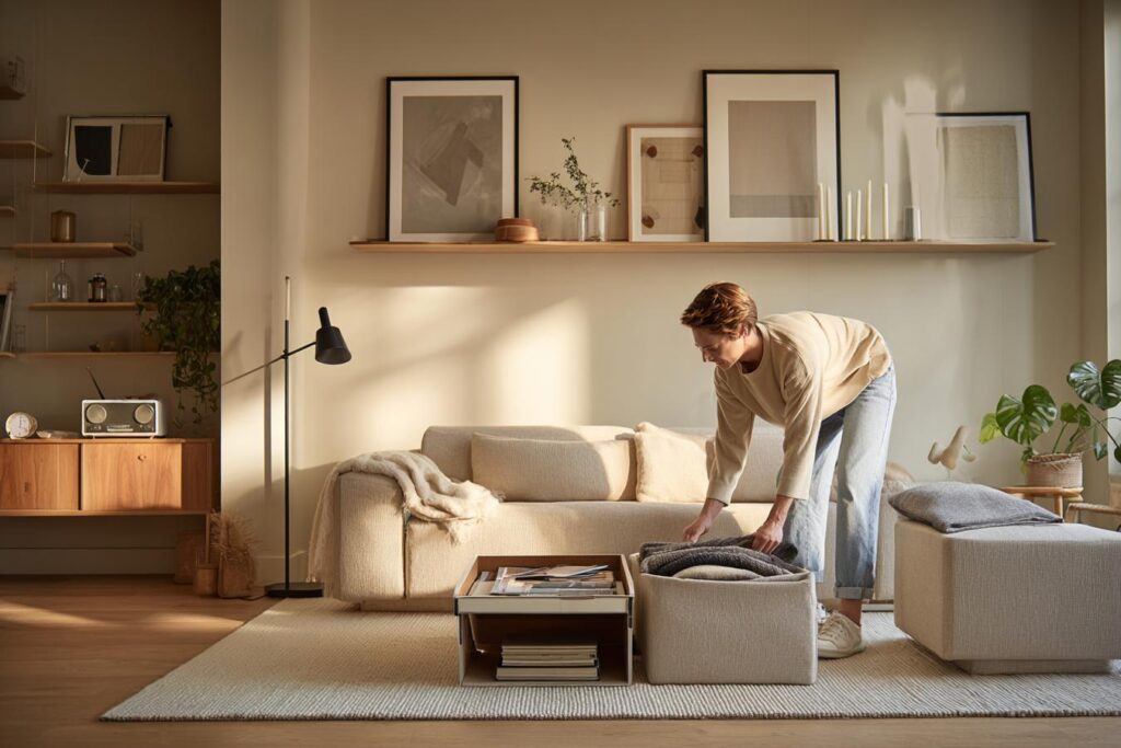 astuces designers petit salon amenagement