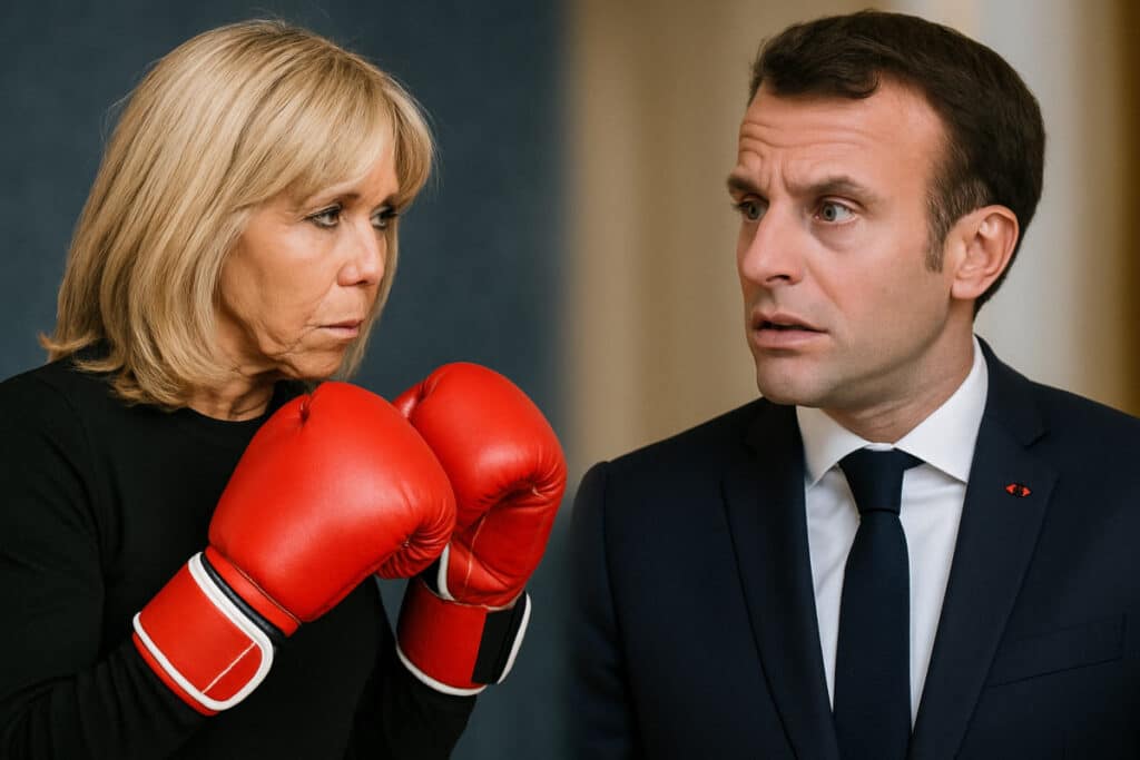 brigitte macron avait déjà giflé emmanuel macron en 2018