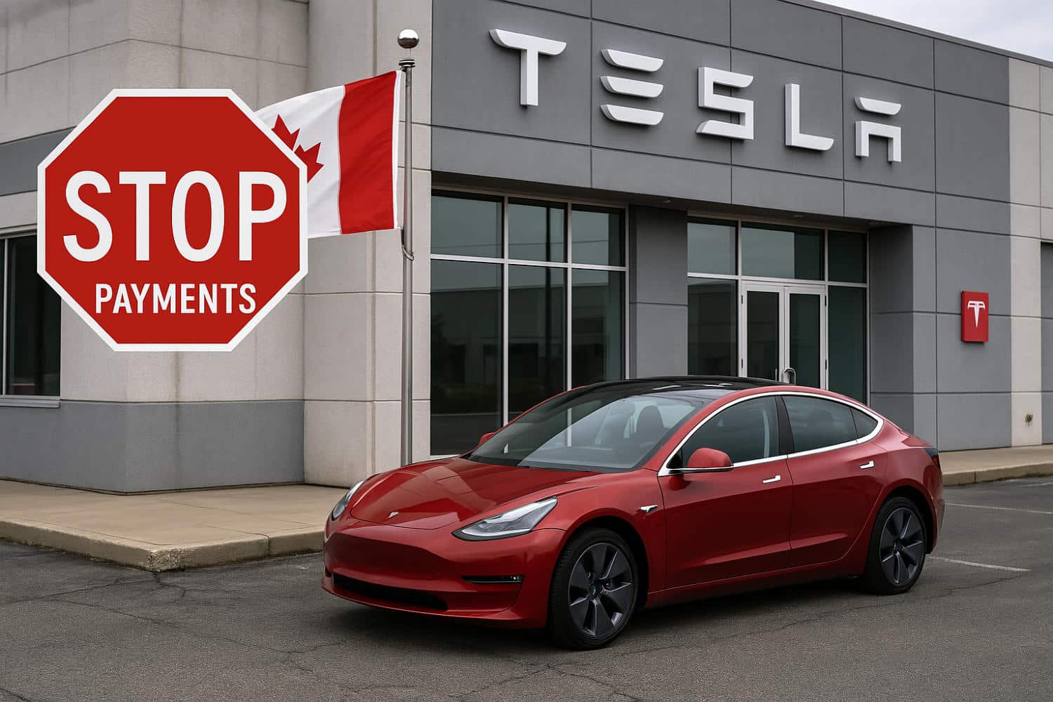 canada gèle 43 millions de tesla
