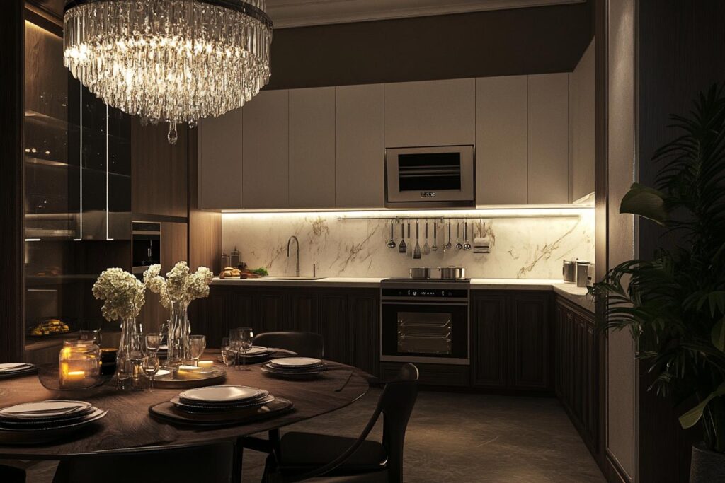 choix de lustre elegant pour cuisine