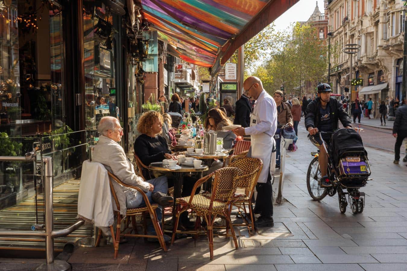 commerce en terrasse occupant domaine public