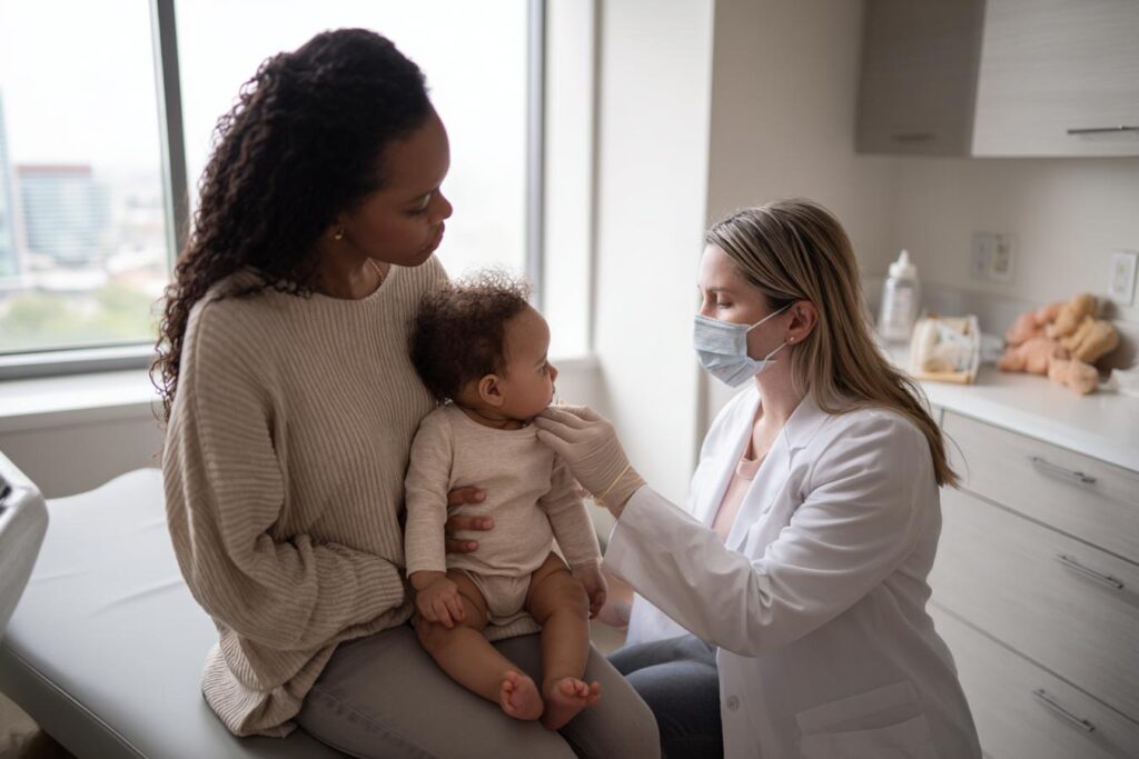 consultation pediatre douleurs gencives bebe