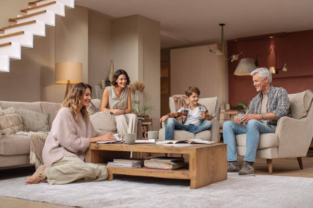 couleurs peinture sous sol chaleureux