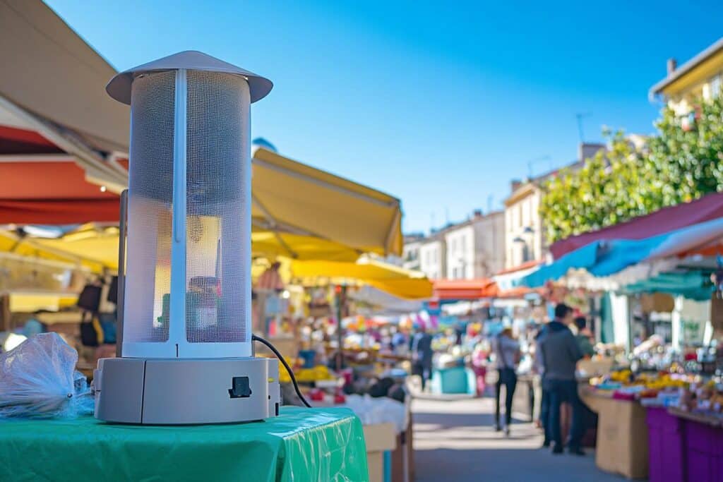 couple toulousain avec borne anti moustique