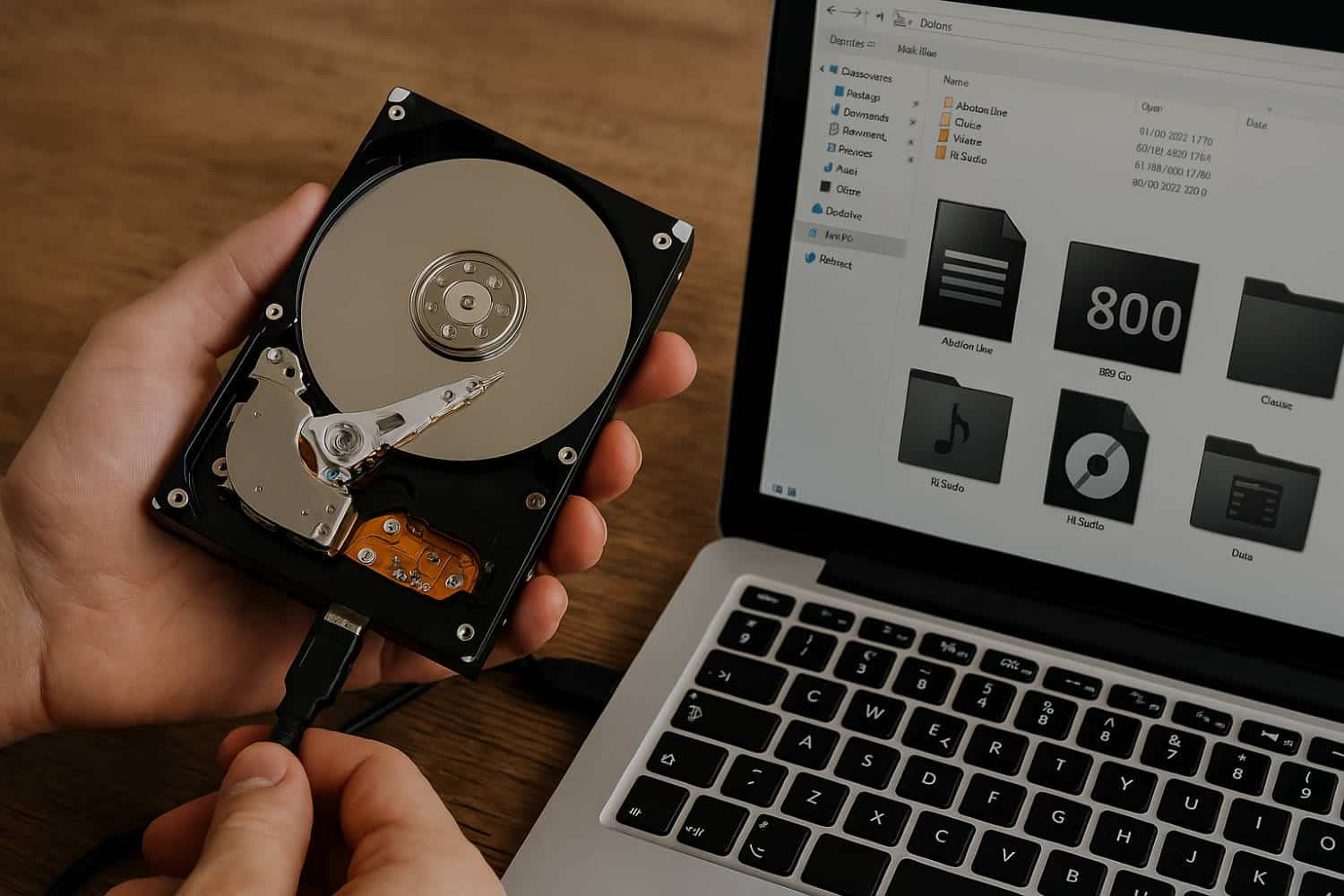 disque dur supposé neuf et y découvre des données secrètes