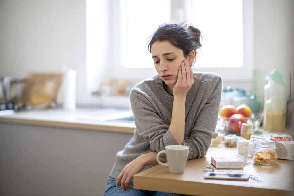 douleur gencive carie non traitee