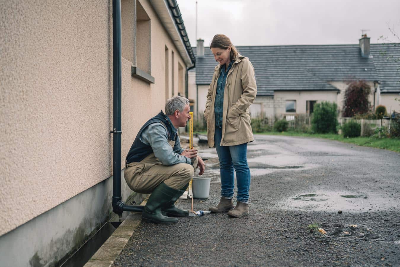 evacuation eaux pluviales maison individuelle