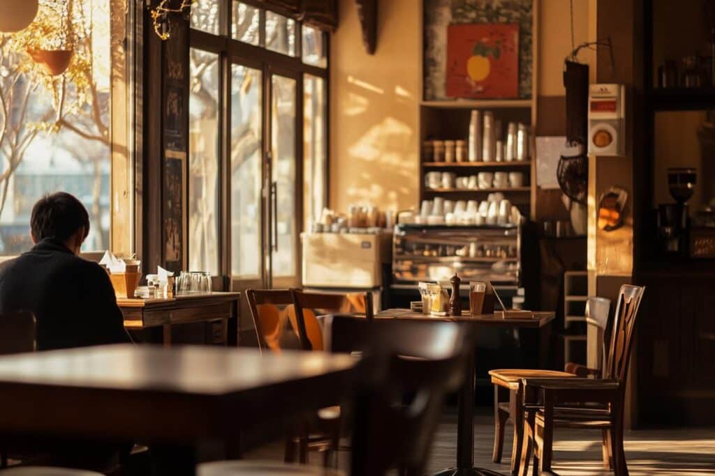 expatries francais degustant une baguette