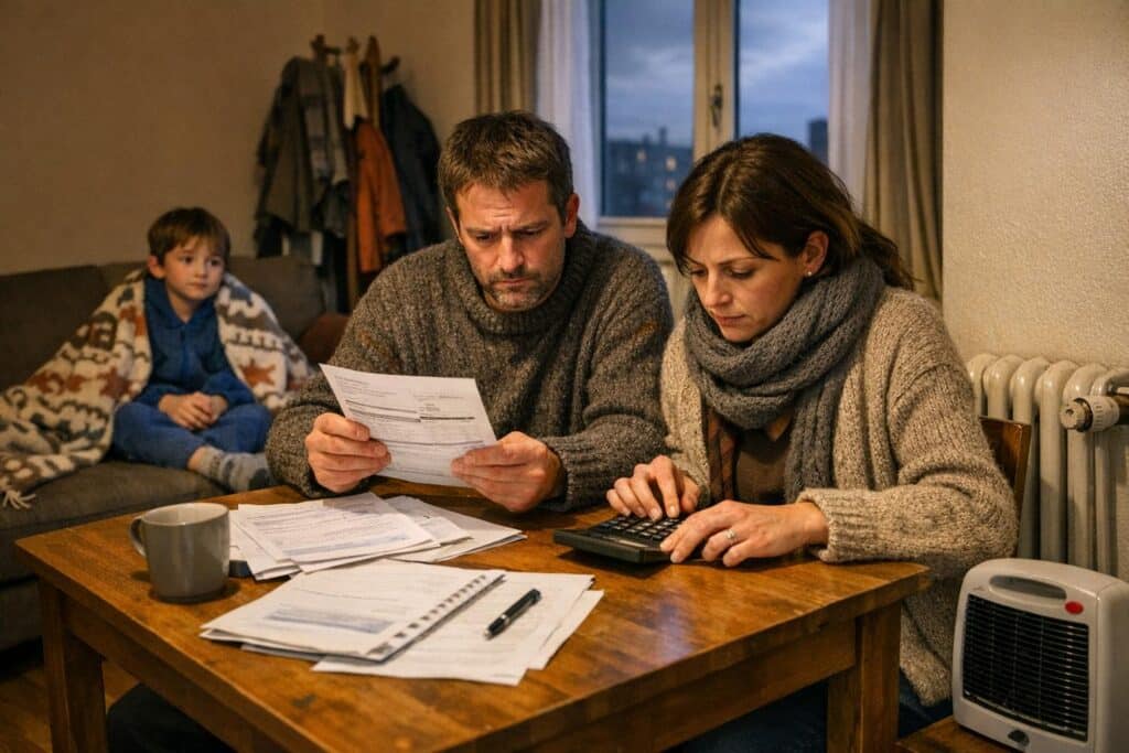 francais chauffage hiver facture