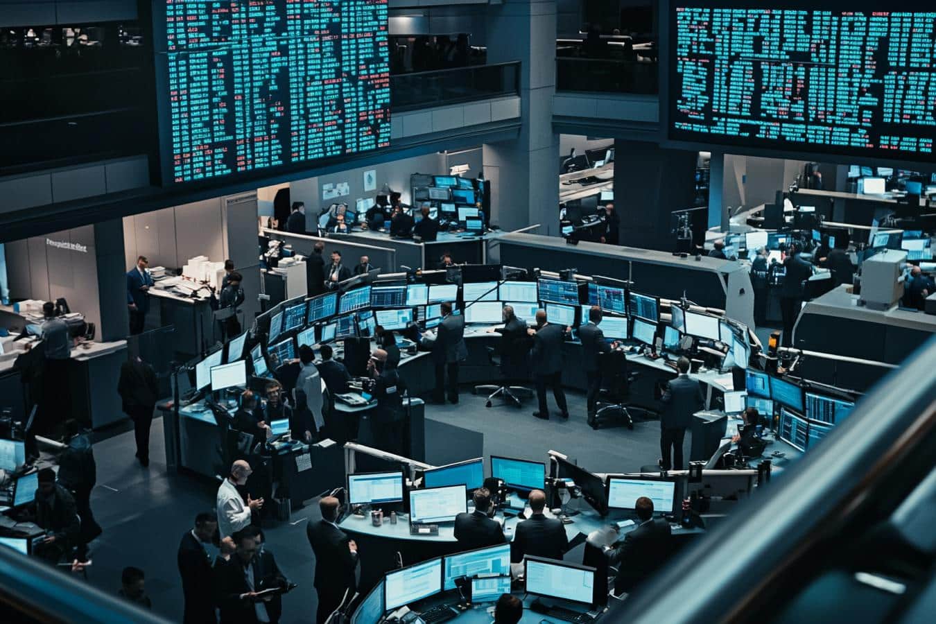 graphique boursier descente marche actions