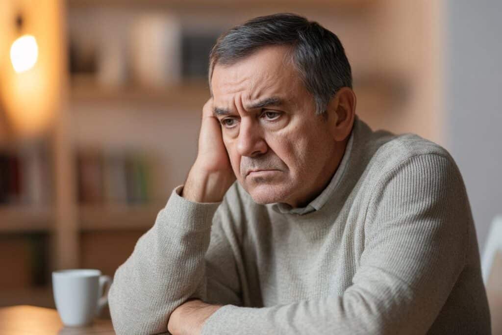 homme analysant documents bancaires