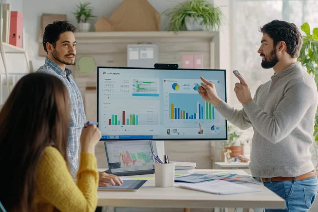 logo youtube et graphiques statistiques