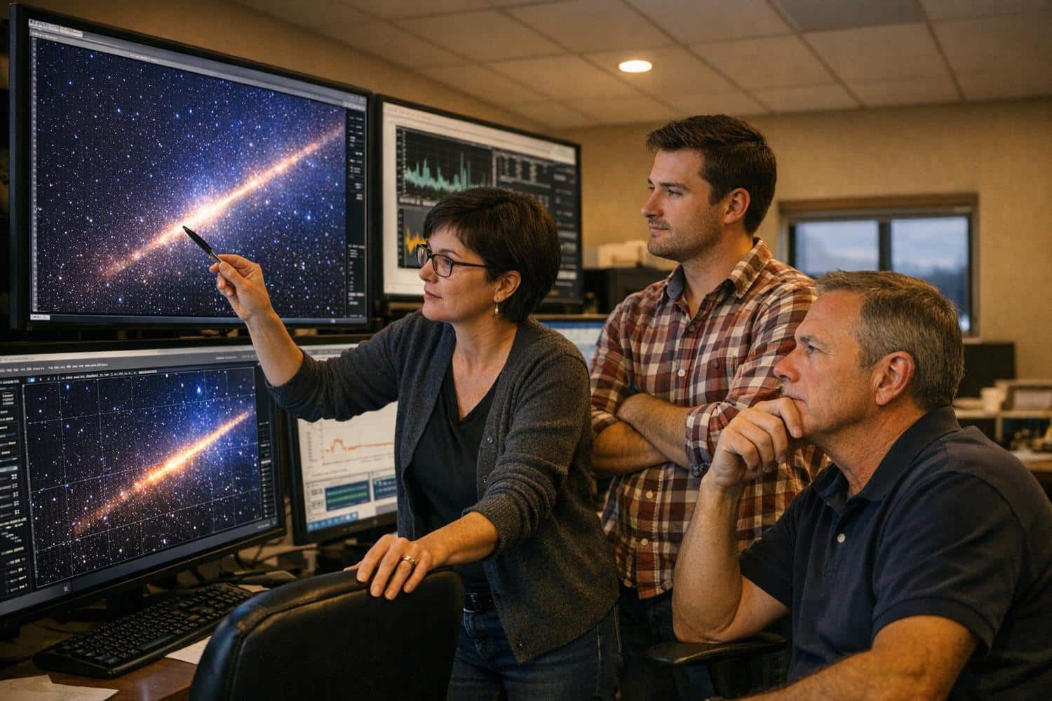 matiere manquante univers sursauts radio