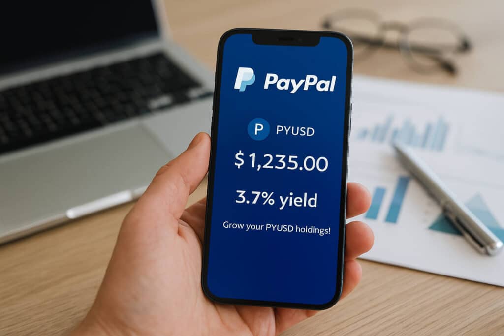 paypal offre rendement sur pyusd
