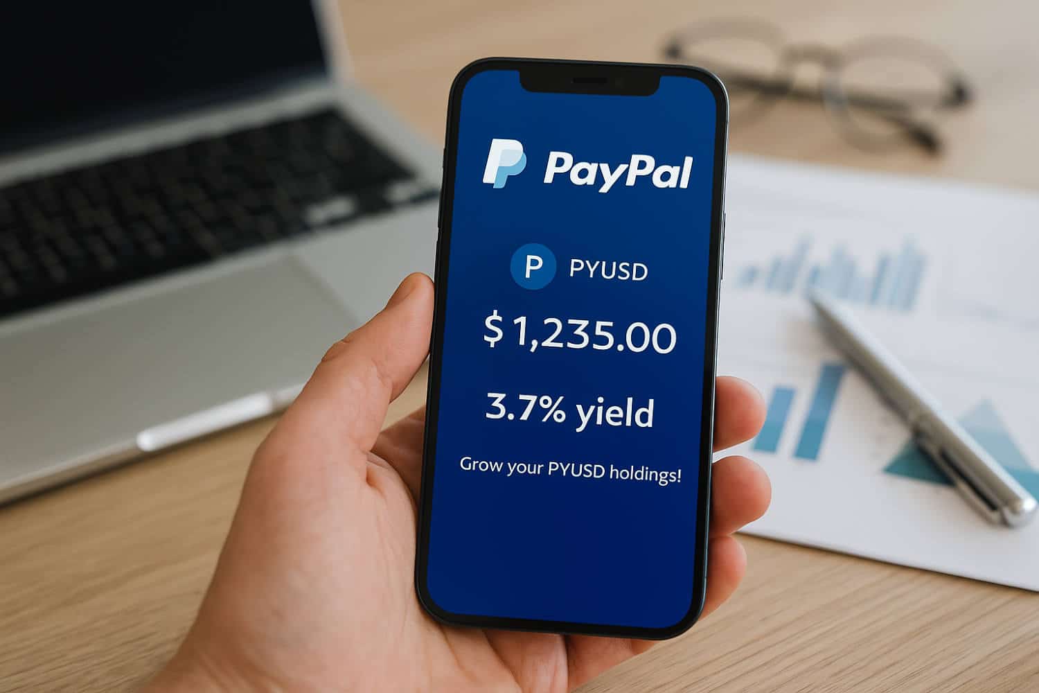 paypal offre rendement sur pyusd