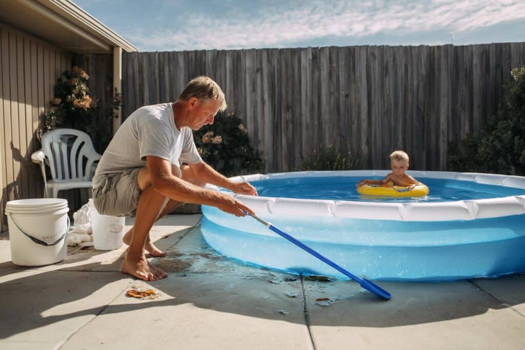 piscine gonflable propre sans pompe