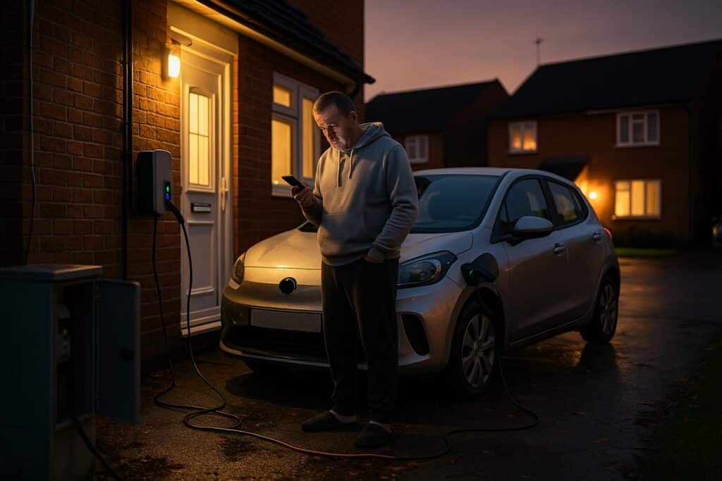 recharger voiture electrique nuit domicile risque