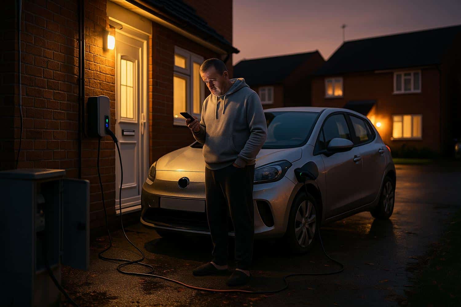 recharger voiture electrique nuit domicile risque