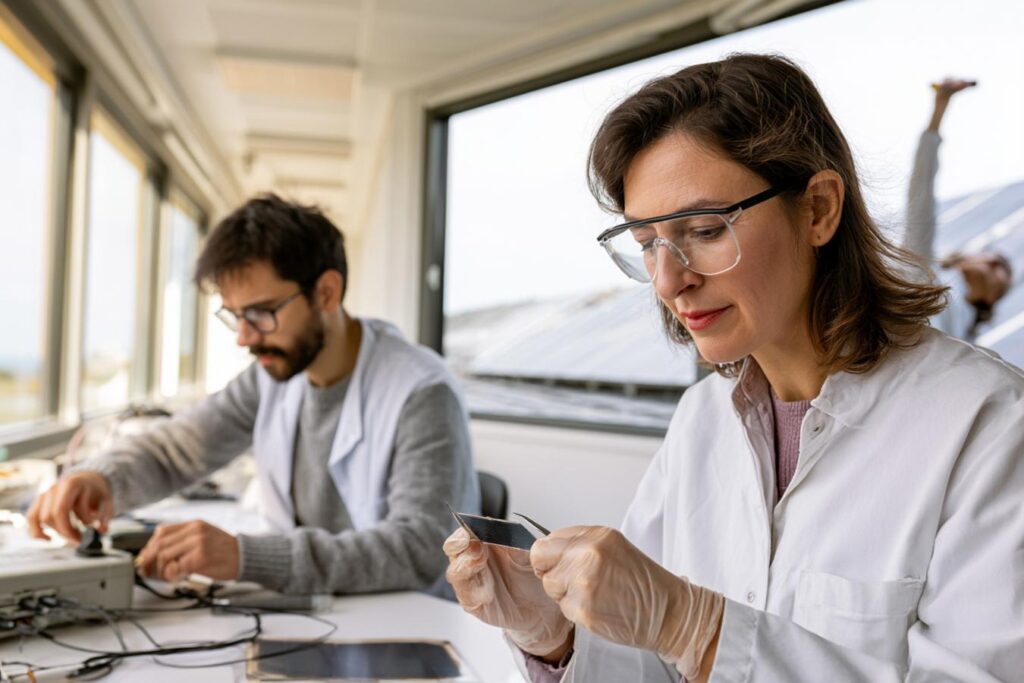 recherche photovoltaique et securite energetique