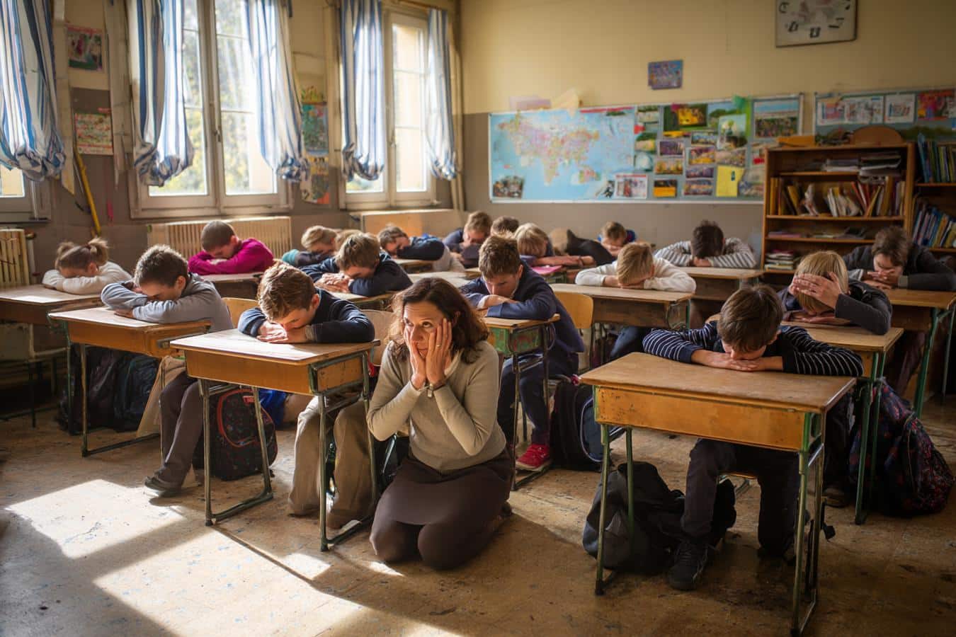 seisme a lecole mesures securite enfants