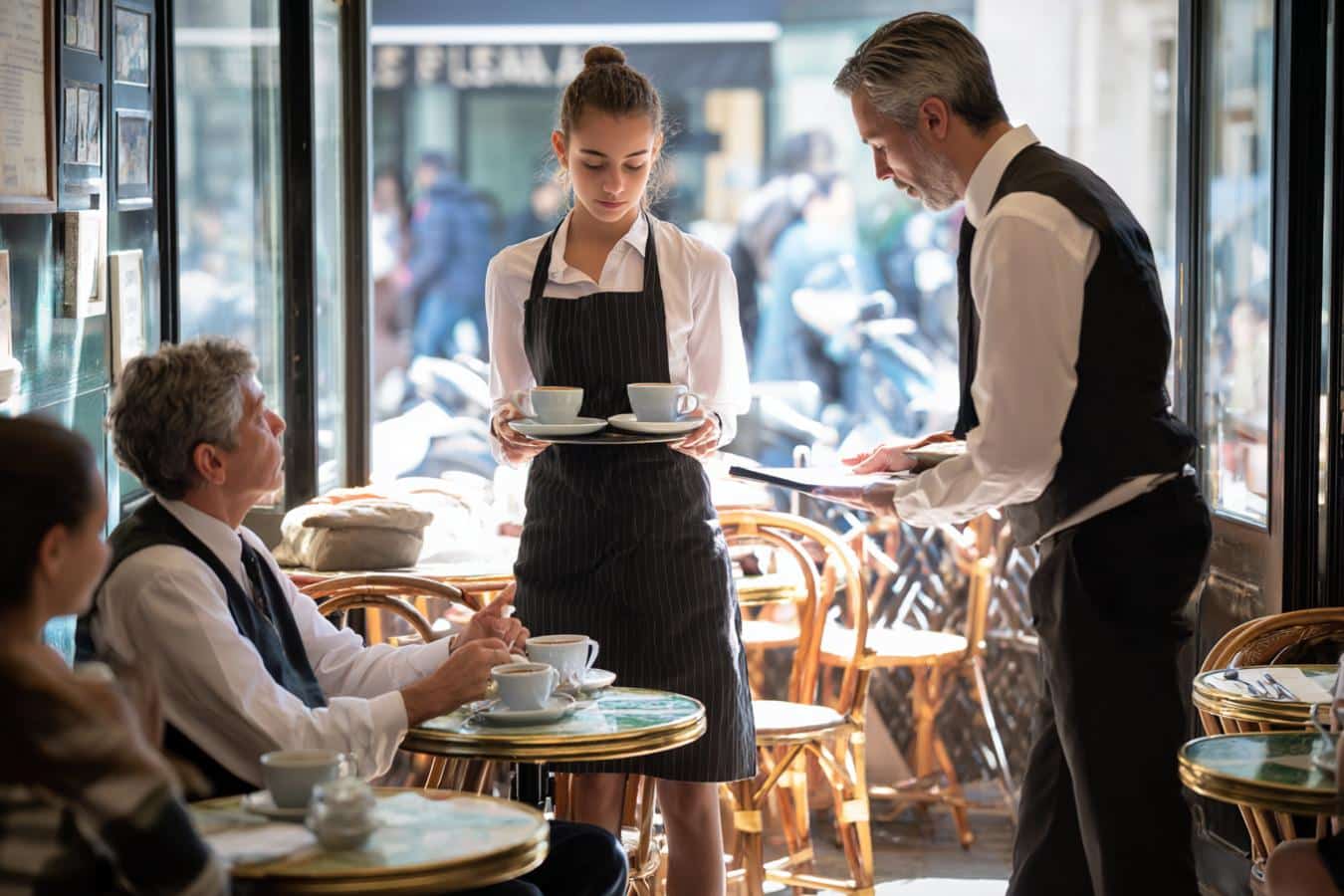 serveur en france diplome ou experience