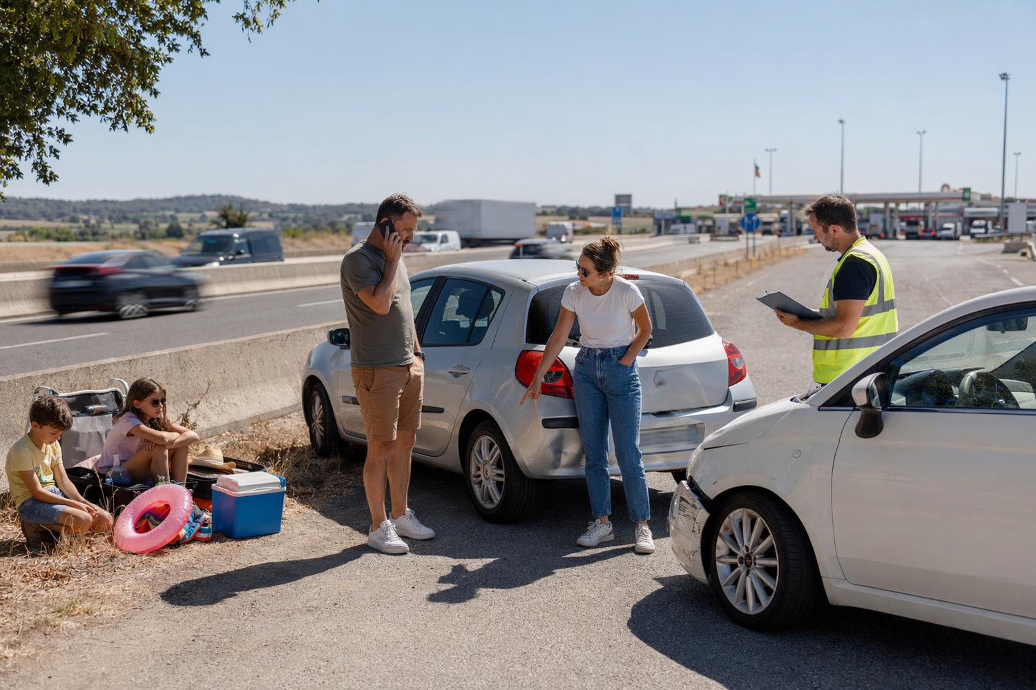 sinistre auto ete loin domicile