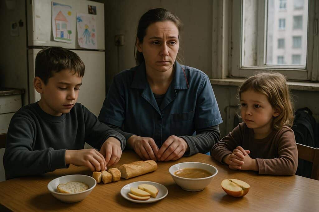 travailleurs francais repas insuffisant bureau