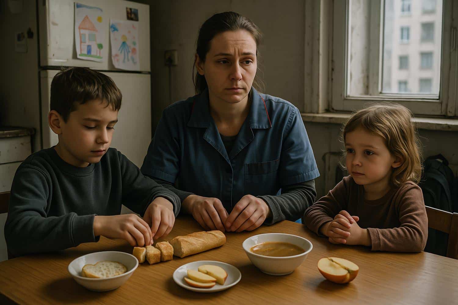 travailleurs francais repas insuffisant bureau