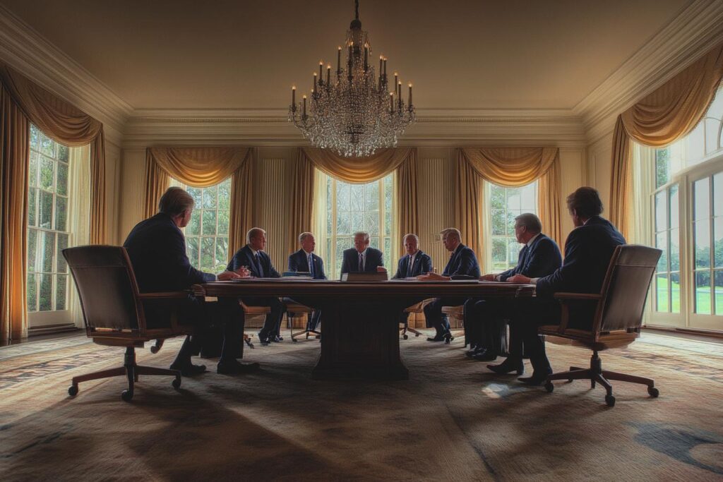 trump et musk en discussion tendue