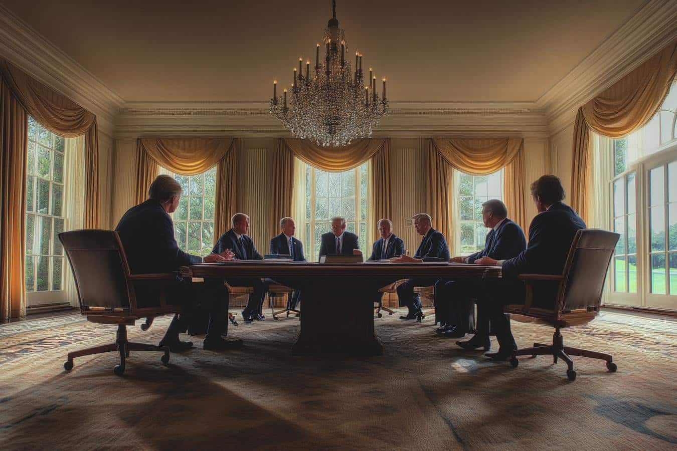 trump et musk en discussion tendue